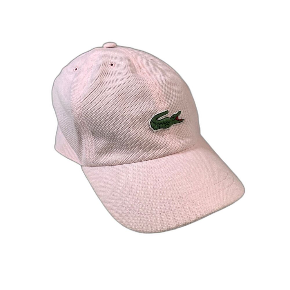 Lacoste unisex pink baseball hat cap adjustable